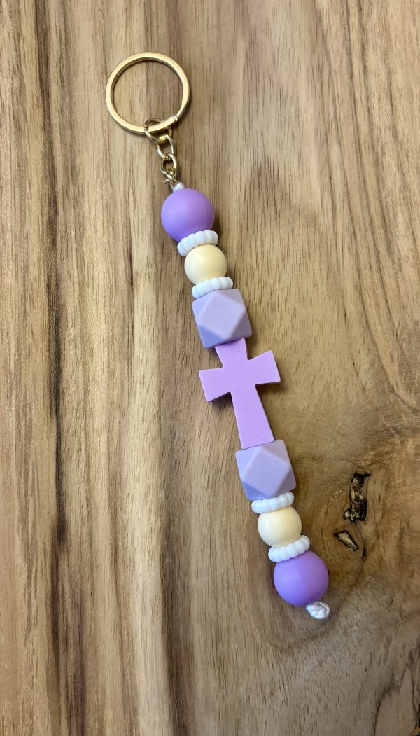 Porte-clé Foi Lavande