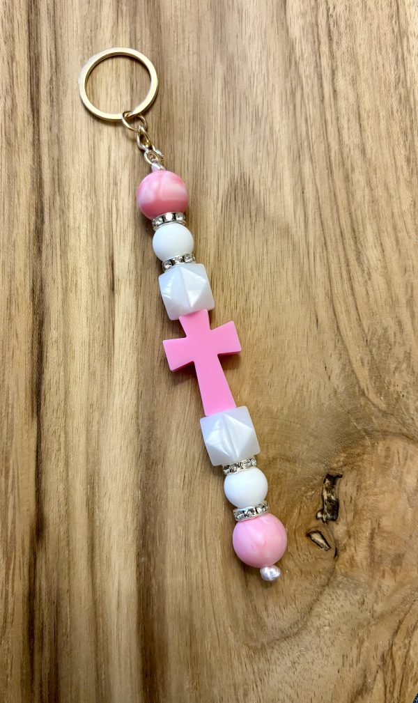 Porte-clé Foi Rosée